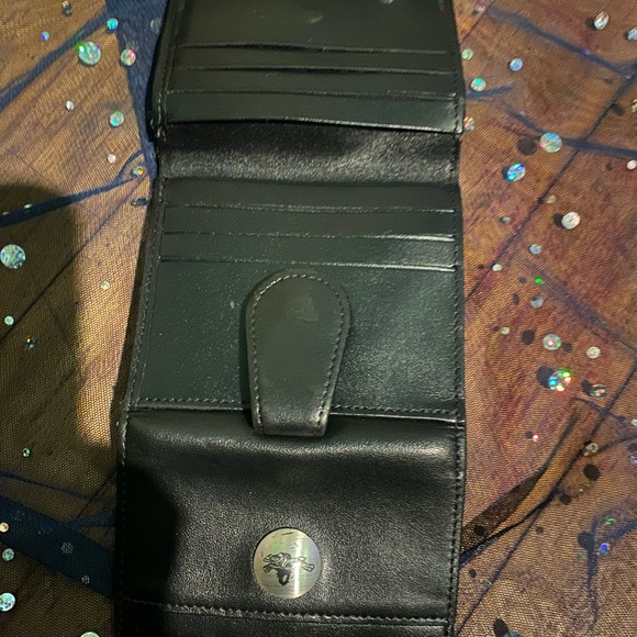 LONGCHAMP VTG MINI LEATHER SLIM Wallet GORG RARE - Picture 10 of 10